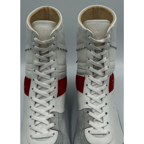AUTHENTIC CHRISTIAN LOUBOUTIN Suede Knock-Out Boxing Sneakers (42.5 EU; 9.5 US) main image 12